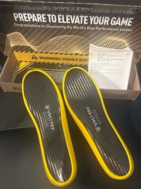 VKTRY Gold Performance Insoles for Women - High-Impact Support